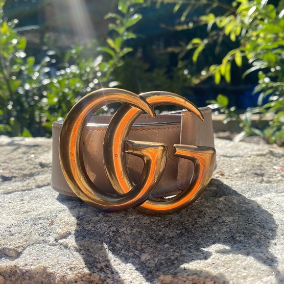 Gucci Accessories - GG Marmont leather belt- Gucci Belt